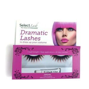 🔥4/$20 Select Lash Dramatic Lashes NEW Pink Black -1 Set -1 Eyelash Glue